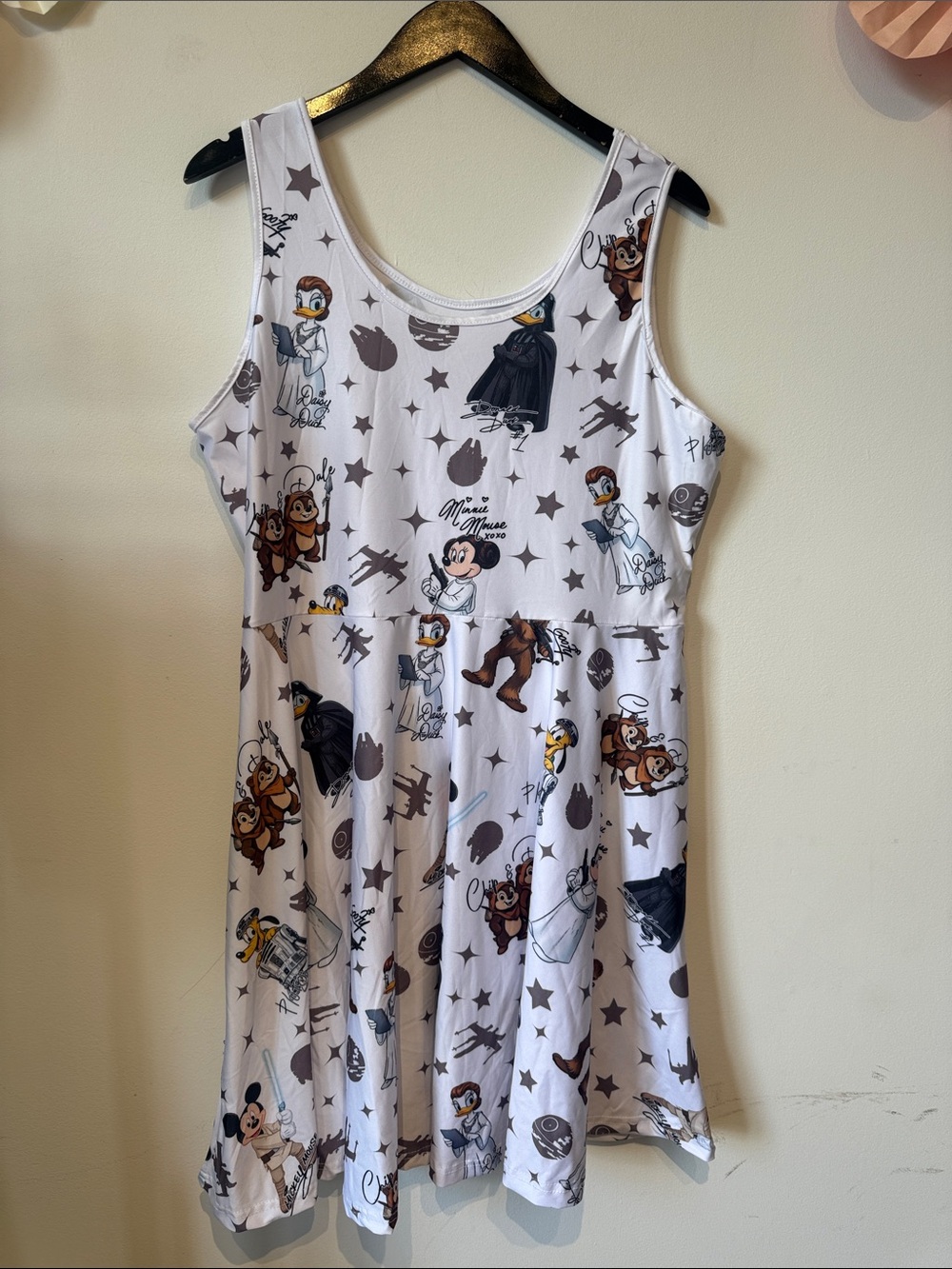 Disney Star Wars print dress size xxl